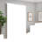 Eclipse Clinton 5/8" Blackout Wrap 28-48" Sliding Window Curtain Rod in Matte Black-86329064-86329061