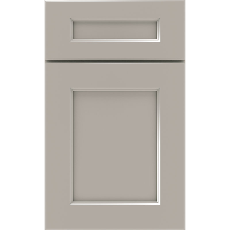 Dwelling Addington Door Sample, Gris cape, Stratifié