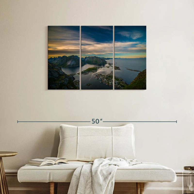 Epic Norwegian Scenery, 24" H x 38" W