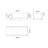 66.9 Inch Freestanding Solid Surface Soaking Bathtub For Bathroom