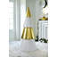 Christmas Tree, Quadro, White And Gold Leaf
