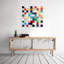 «Albree Modern Pixilated Tile Colorful Square Pattern», reproduction sur toile tendue-228666558-157487012-157487009