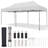 20 Ft. W X 10 Ft. D Steel Pop-Up Canopy With Weights-114850802