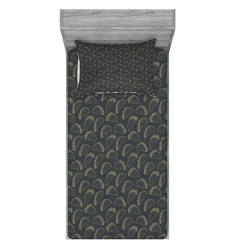 Microfiber Sheet Set, Twin XL Sheet Set with Fitted Sheet