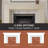 Sabine Contemporary Wood Fireplace Mantel Surround 56" x 42" Opening - 80" x 54" Overall - Unfinished Maple-557557859-557557857