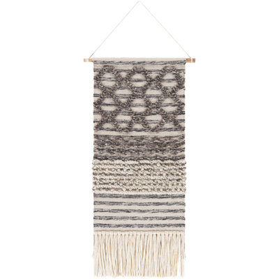 Suspension murale en coton avec tige incluse