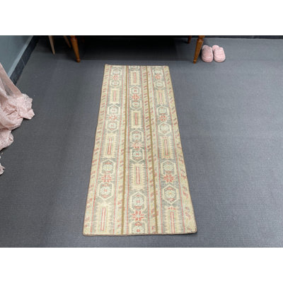 Tapis en laine Classic Classic, 24 x 59,4 po, beige