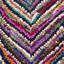Cleaves Chevron Cotton Hand Woven Area Rug-12476296