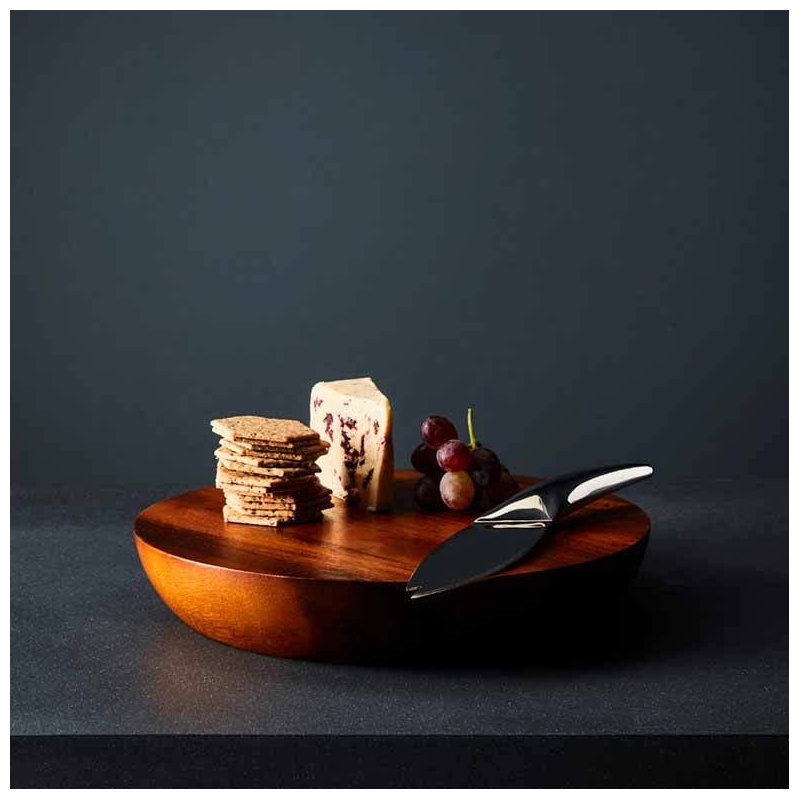 Nambe Harmony Cheese Board W/ Knife