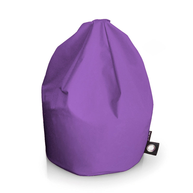 Polyester Outdoor Friendly Refillable Classic Bean Bag, Purple