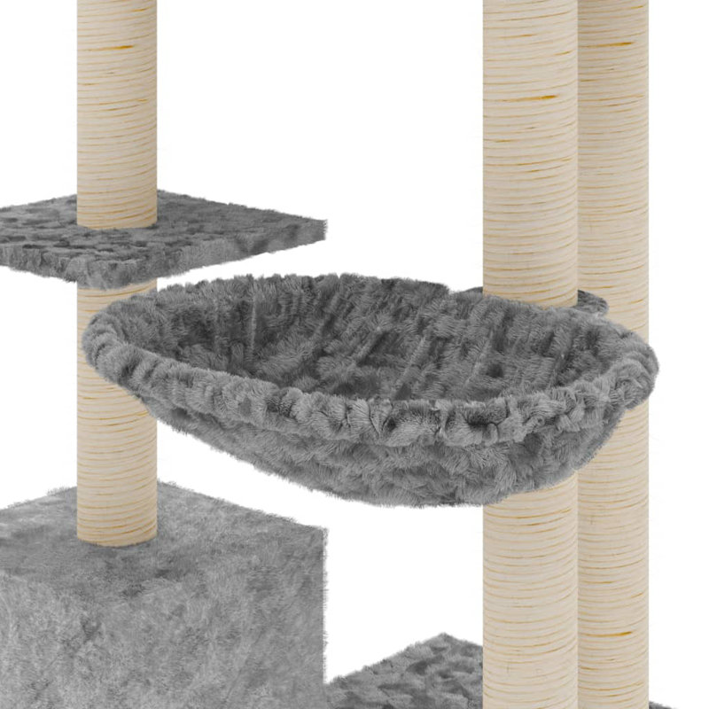 Frey 142cm H Cat Tree, Light Grey