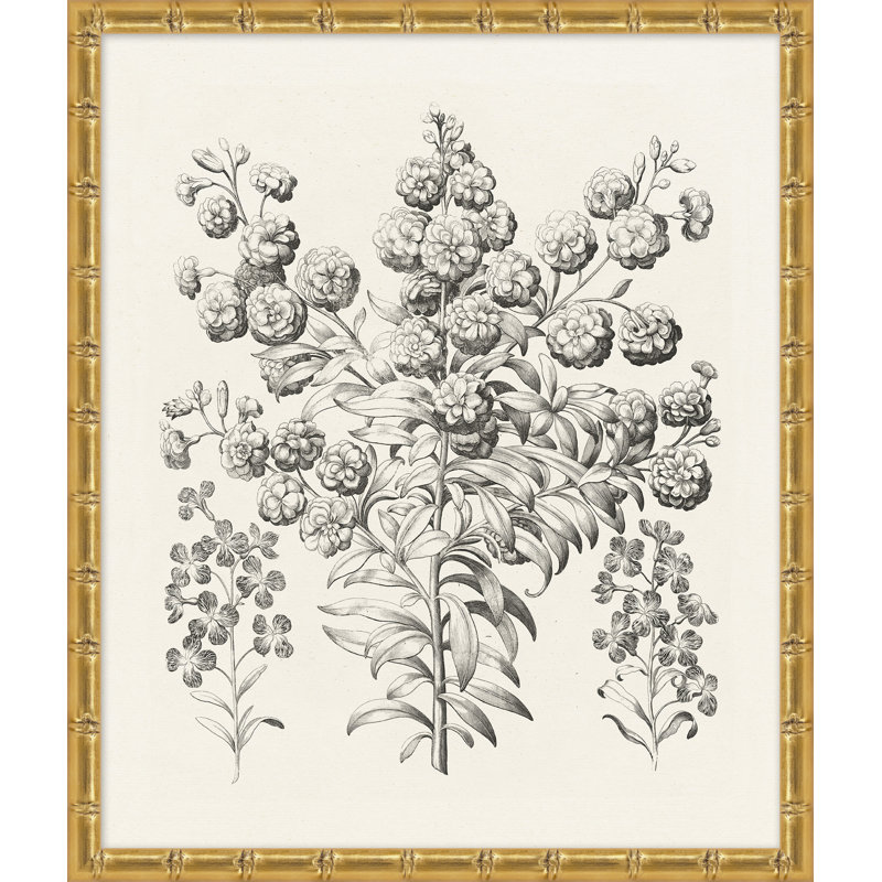 Bessler Study Neutral 7' Framed Graphic Art Print on Glass
