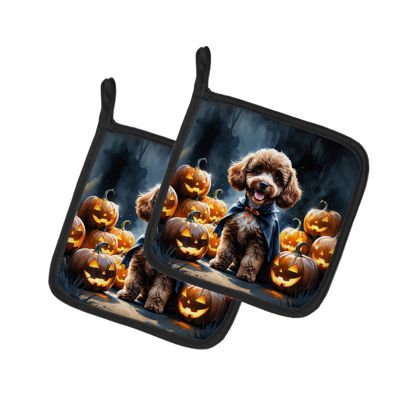 Paire de mangeoires chocolat