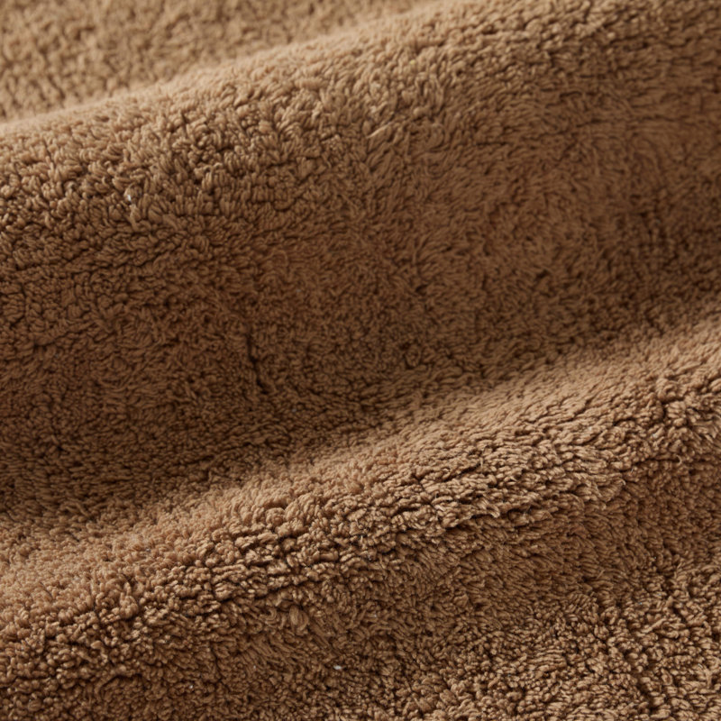100% Cotton Reversible Bath Mats, Mocha, 24 in x 17 in