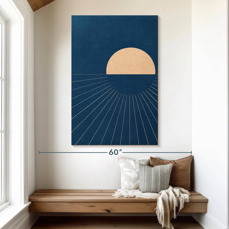 Coucher de soleil Oberle Mod, H 51 po x l 34 po