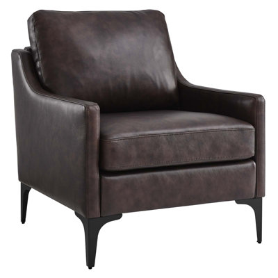 Modway Corland Leather Armchair