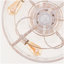 Ventilateurs de plafond en fer style fleur 20 po avec télécommande, ventilateur encastré en cage pour chambre à coucher, salon - ampoules rétro non incluses