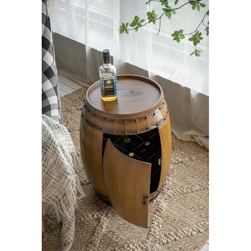 20.5X20.5X24" Drum Side Table