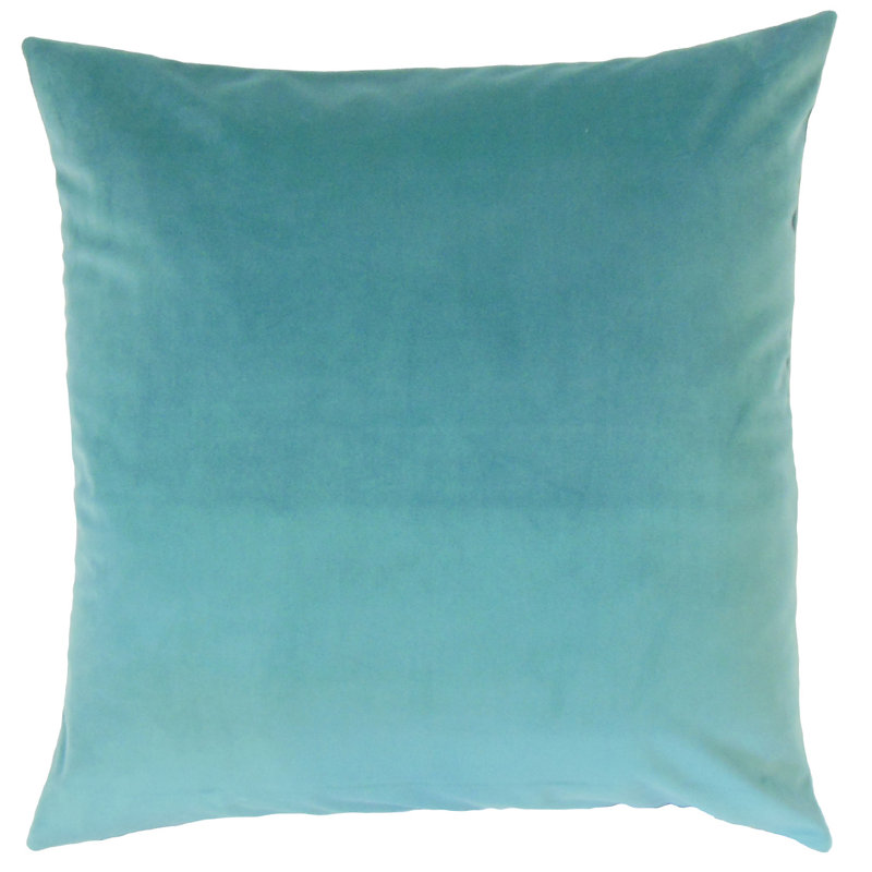 Olive/Oak/Latte/Sky Blue/Steel/Orchid/Pearl/Salsa/Tan/Spa/Turquoise/Coal/Smoke/Sand Silk Piece Sham, Euro, Turquoise