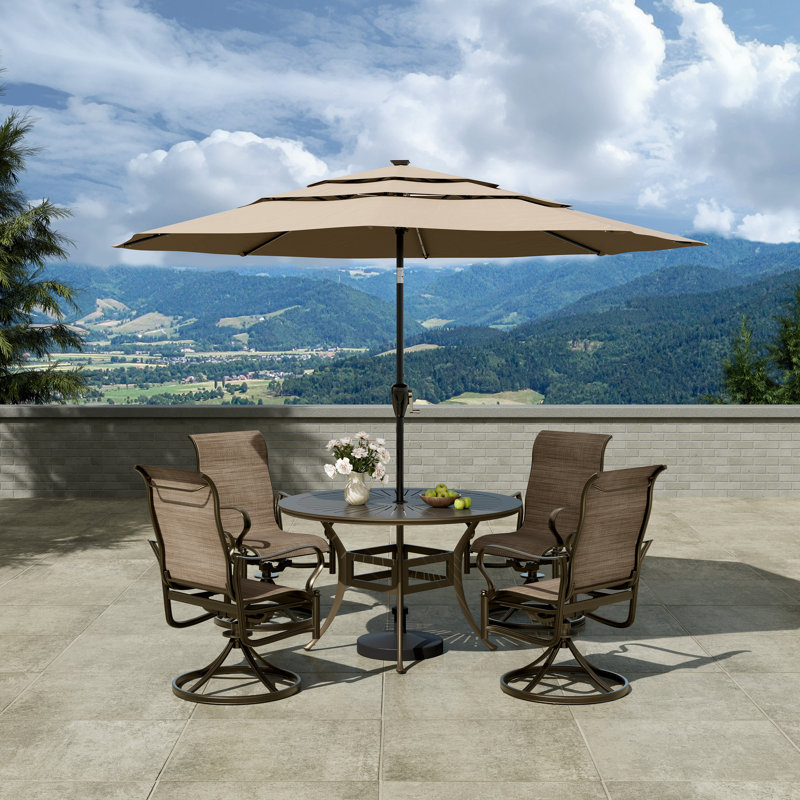 5 Piece Outdoor Patio Dining Set