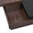 Wood 23.6" rectangle Coffee Table with Wood Grain Design, 1 Hidden Storage Space-402258737