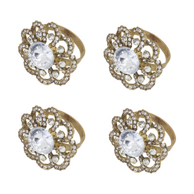 Anneaux de serviette à bijoux élégants