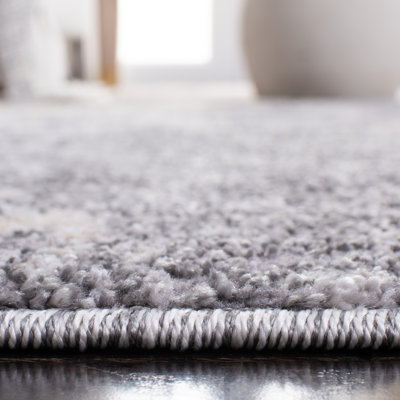 Hassell Abstract Light Gray/Gray Area Rug