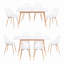 Jenneen 6 -Person Extendable Dining Set-2142825188