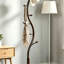 Pied de plancher en noyer noir clair