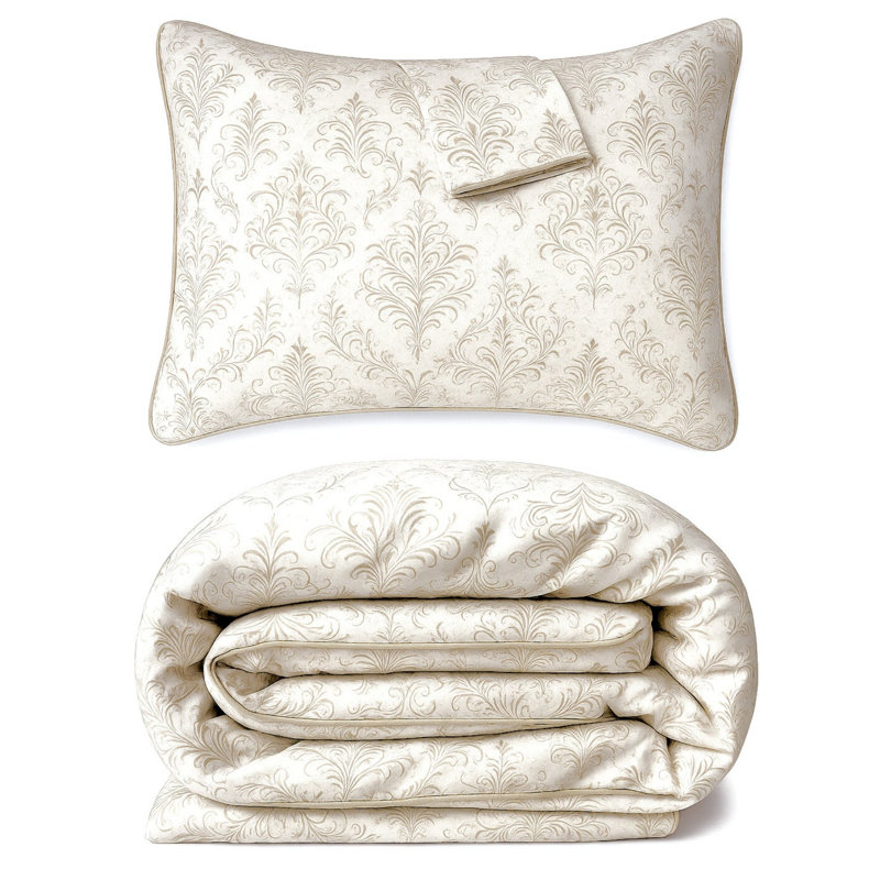 BedVoyage Duvet Cover 3pc Set - 100% Viscose from Bamboo - Cooling & Lightweight, King Duvet Cover + 2 Standard Shams