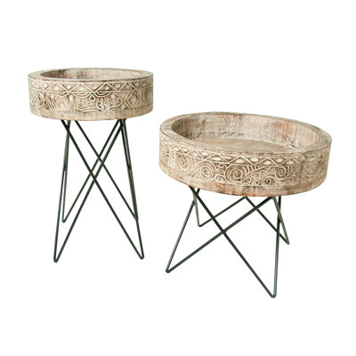 Thaxten Tray Top Nesting Tables