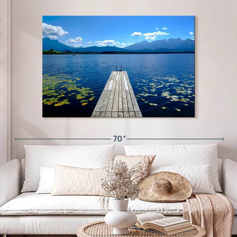 Alvord Hopfensee Dock, 34" H x 51" W