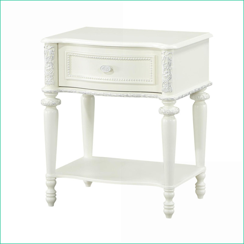 Table de chevet 1 tiroir Ivory Floral