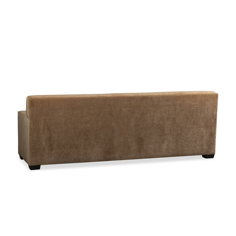 Francesca 92" Upholstered Sofa, Andrew Cognac Performance Chenille
