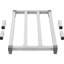 Support de rangement en aluminium, 36 X 20 8, 1000 Lbs - Robuste, convient pour la nourriture et les engrais dans les entrepôts de cuisines, Corrosion Dunnage Idéal Aquarium en pot, Épicerie, Assemblage rapide