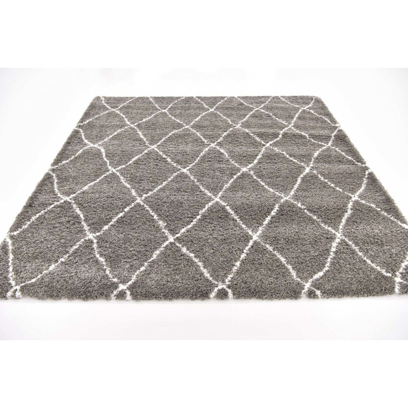 Walshville Oriental Indoor Rug, Square 8'