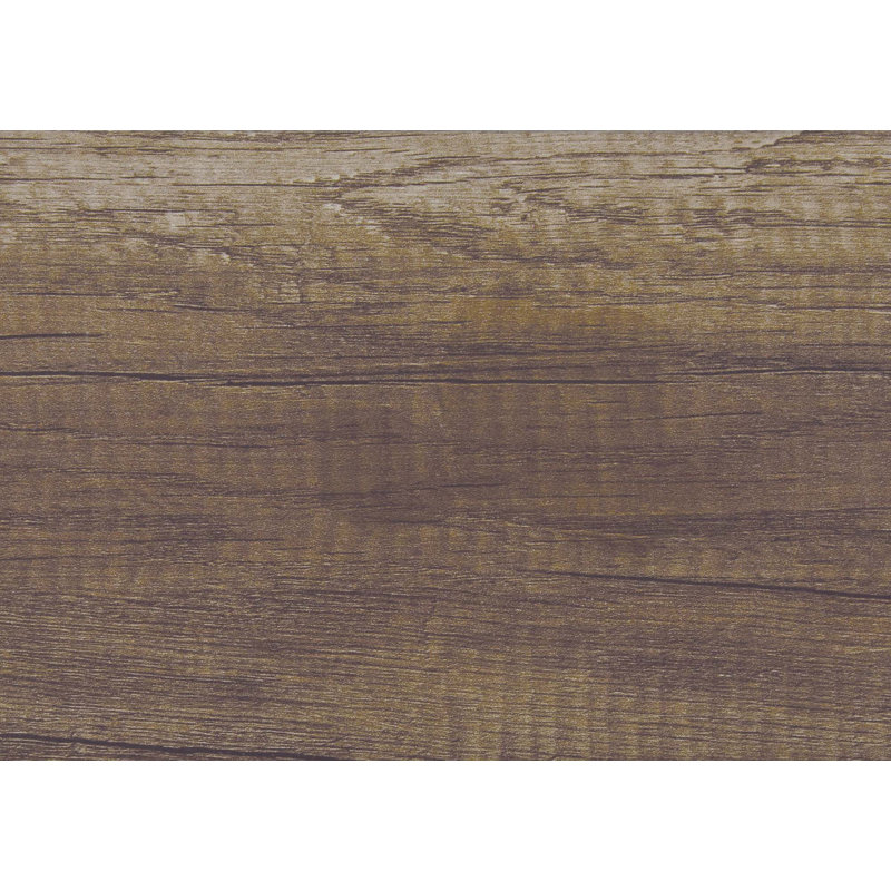 Mobilier de chambre à coucher de style rustique à motif de ligne moderne patiné avec finition en pin vieilli 1pc (seulement lit)