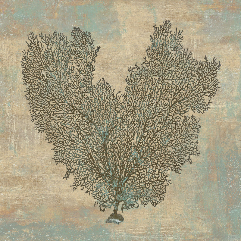 Turquoise Aqua - impression sur toile tendue, H 20 po x l 20 po