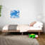 Base de lit plateforme simple flottante moderne