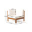 Ensemble modulaire d'extérieur en bois avec coussins Oana-1559532787