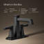 Riff Centerset Bathroom Sink Faucet, 1.2 GPM-1114810649