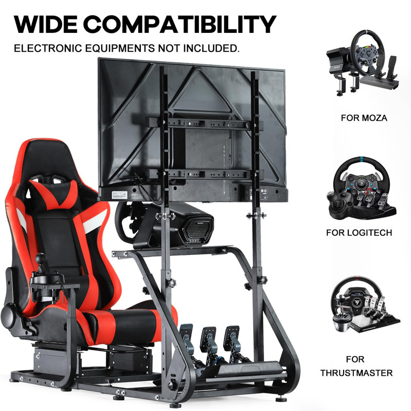 Inbox Zero PC & Racing Game Chair with Built-In Speaker