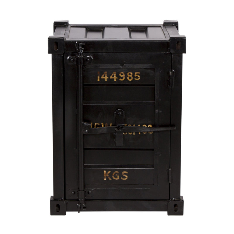 Mosquera 18'' W Metal Nightstand