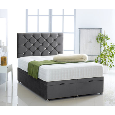 Ted Upholstered Ottoman Storage Bed