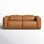 Amed 89" Genuine Leather Reclining Sofa