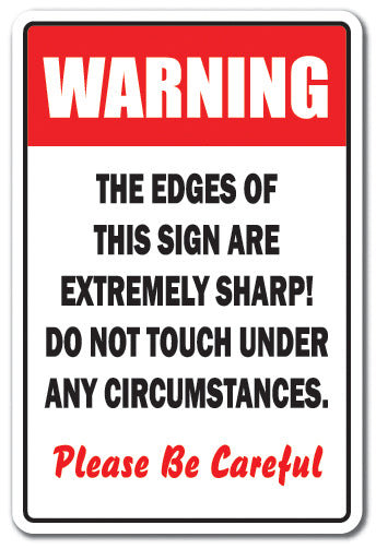 Caution Tall Sign