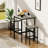 Winon Metal Wicker with Stools