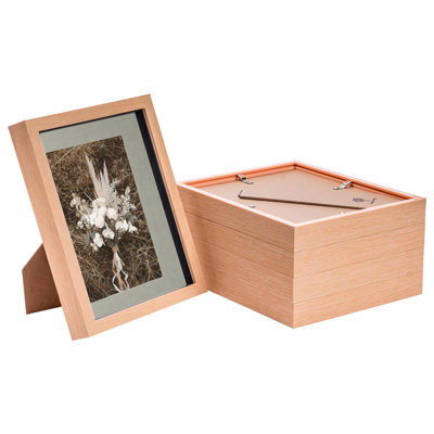 Nicola Spring - 3D Box Photo Frames - 8 x 10" with 5 x 7" Mount
