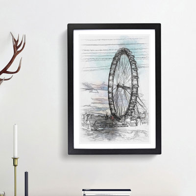 The London Eye - Framed Print