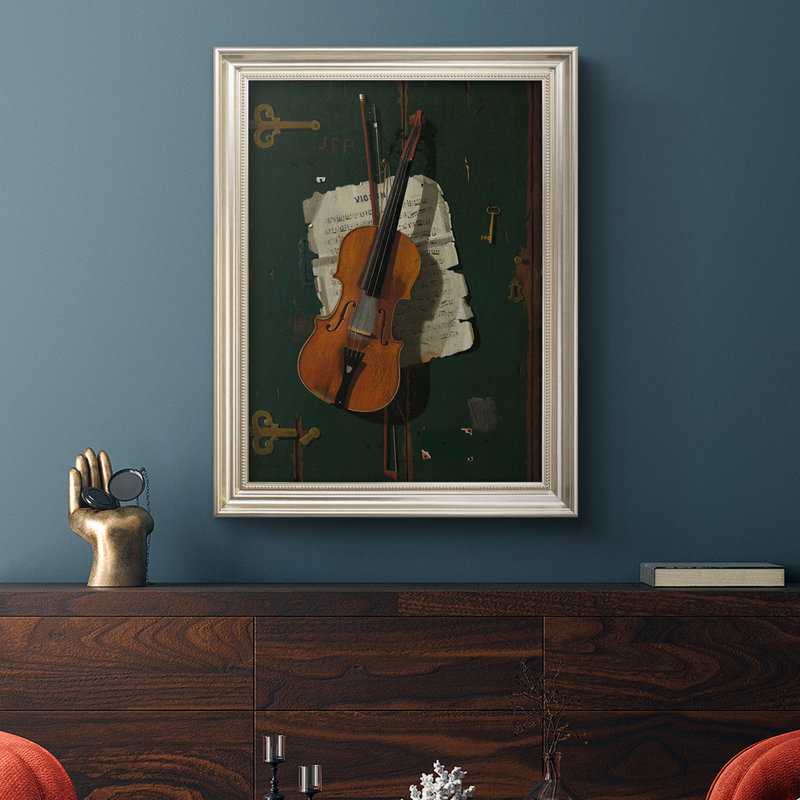 Toile encadrée de qualité supérieure The Old Violin - prête à être accrochée, H 27 po x l 18 po x P 2,5 po